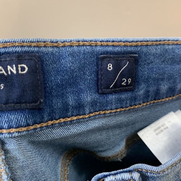 LUCKY BRAND - ClLucMid Rise Super Skassic Blue Distressed Women's Jeans - Picture 3 of 8